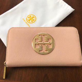 新品 トリーバーチ TORY BURCH 長財布 リリィ シェルピンク