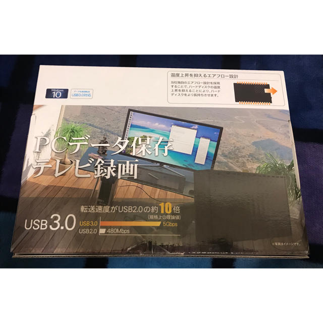 外付けHDD【1.0TB】新品・未使用・未開封　送料無料‼️ スマホ/家電/カメラのPC/タブレット(PC周辺機器)の商品写真