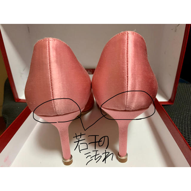 MANOLO BLAHNIK(マノロブラニク)のMANOLO BLAHNIK ハンギシ♡ ベビーピンク レディースの靴/シューズ(ハイヒール/パンプス)の商品写真