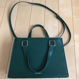 マウジー(moussy)の美品！moussy 緑　2way/ショルダーバッグ ハンドバッグ(ショルダーバッグ)