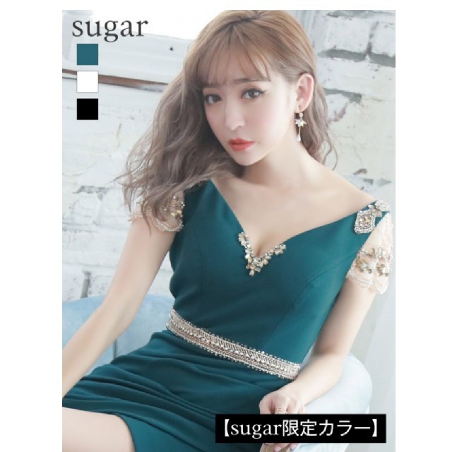 ❪Sugar限定カラー❫レーススリーブタイトドレス 1