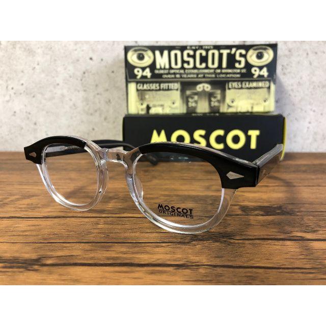 MOSCOT LEMTOSH/モスコット 44 BLACK/CRYSTA メンズのファッション小物(サングラス/メガネ)の商品写真