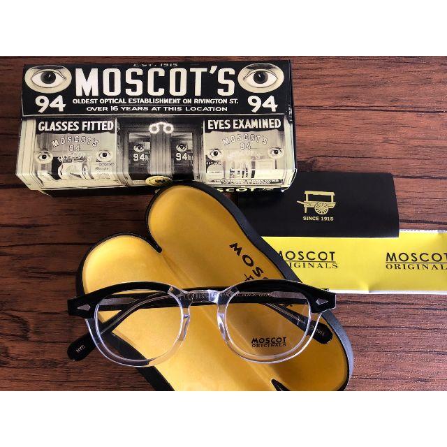 MOSCOT LEMTOSH/モスコット 44 BLACK/CRYSTA メンズのファッション小物(サングラス/メガネ)の商品写真