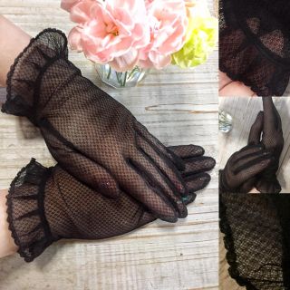 ガニーサックス パーティードレスの通販 8点 | GUNNE SAXを買うならラクマ 50s アメリカ ヴィンテージ パーティー正装 黒レースグローブ