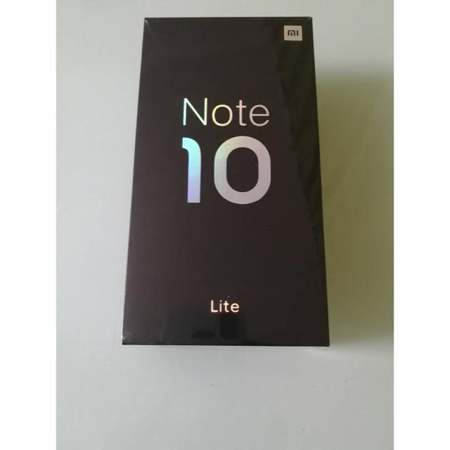 スマートフォン/携帯電話Mi Note 10 Lite 128GB パープル 新品未開封