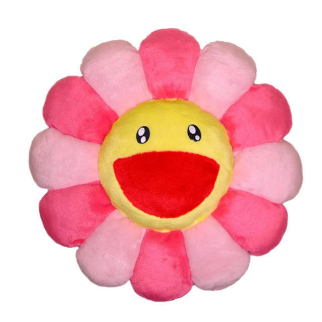 Flower Cushion クッション Pink 60cm 村上隆クッション - クッション