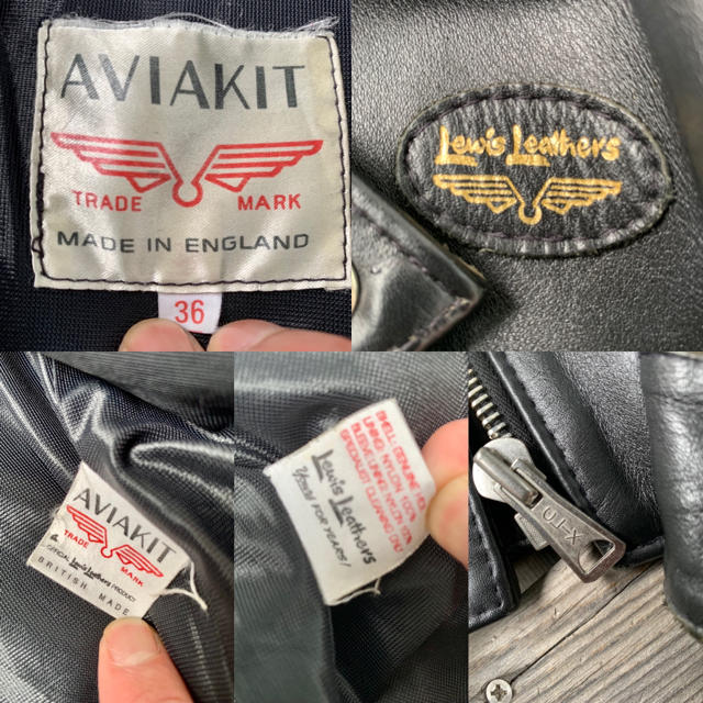 Lewis Leathers(ルイスレザー)のLewis Leathers ルイスレザー サイクロン タイトフィット　36 メンズのジャケット/アウター(ライダースジャケット)の商品写真