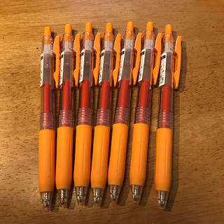 ゼブラ(ZEBRA)のジェルボールペン　サラサクリップ　オレンジ　0.5  7本(ペン/マーカー)