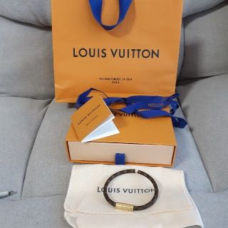 ルイヴィトン(LOUIS VUITTON)のヴィトン　ブレスレット　バングル　コンフィデンシャル　ピンク　ブラウン　モノグラ(ブレスレット/バングル)