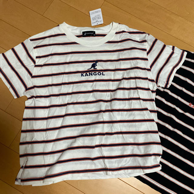 KANGOL(カンゴール)のKANGOL ボーダーTシャツ　2枚セット レディースのトップス(Tシャツ(半袖/袖なし))の商品写真