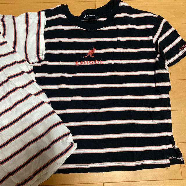 KANGOL(カンゴール)のKANGOL ボーダーTシャツ　2枚セット レディースのトップス(Tシャツ(半袖/袖なし))の商品写真