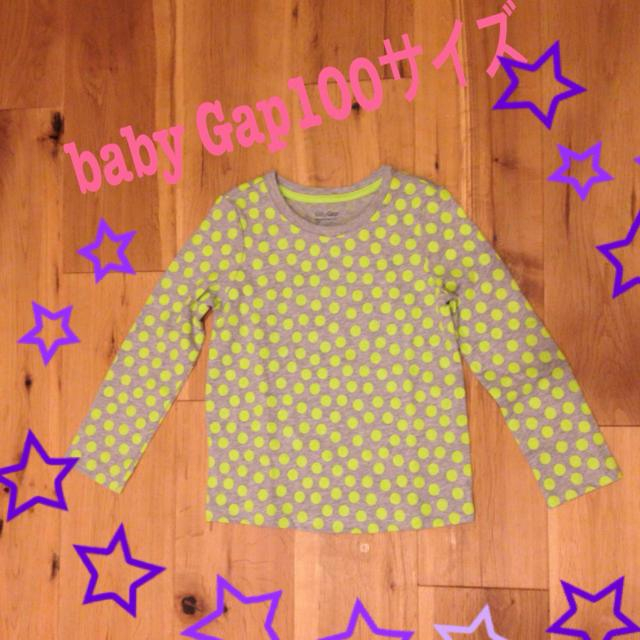 GAP(ギャップ)のbabyGap100＊ドットロンＴ キッズ/ベビー/マタニティのキッズ服女の子用(90cm~)(その他)の商品写真