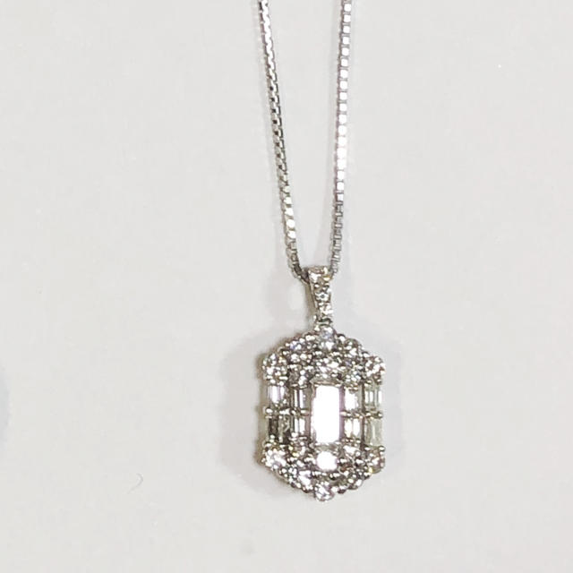 【オープニング 大放出セール】 Pt900 ダイヤモンド　ネックレス ネックレス