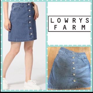 ローリーズファーム(LOWRYS FARM)の人気！マエボタンダイケイスカート(ミニスカート)