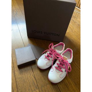 ルイヴィトン(LOUIS VUITTON)の新品未使用☆ルイヴィトン　キッズ　スニーカー　25(スニーカー)