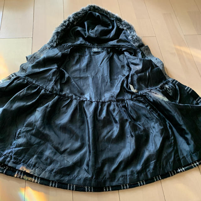 美品　ワンピースコート　　size120 キッズ/ベビー/マタニティのキッズ服女の子用(90cm~)(コート)の商品写真