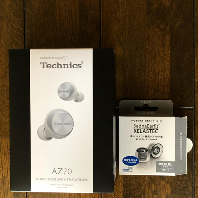 Technics  EAH-AZ70W-S  Sedna XELASTECセットオーディオ機器