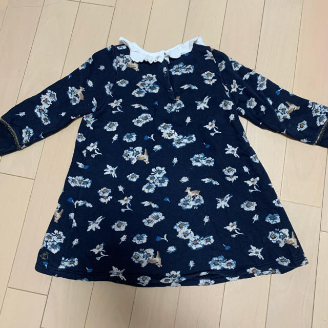 PETIT BATEAU(プチバトー)のプチバトー　24M   ワンピース キッズ/ベビー/マタニティのキッズ服女の子用(90cm~)(ワンピース)の商品写真