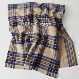 アクネ(ACNE)の20A/W・Acne Studiosアクネストゥディオズ・ロゴチェックスカーフ(マフラー/ショール)