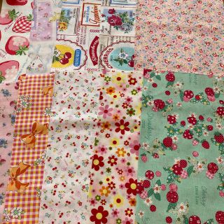 松山敦子さんなど☆カットクロス 10枚セット②☆パッチワーク ハンドメイド(生地/糸)