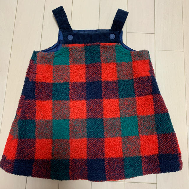 familiar(ファミリア)のfamiliar ワンピース　80 美品 キッズ/ベビー/マタニティのベビー服(~85cm)(ワンピース)の商品写真