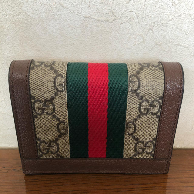 Gucci(グッチ)のGUCCI グッチ　オフィディア　二つ折り　財布　美品 レディースのファッション小物(財布)の商品写真