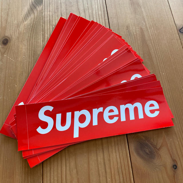 supreme box logo ステッカー