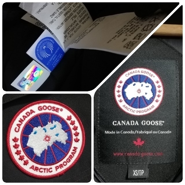 CANADA GOOSE(カナダグース)の新品同様 正規 カナダグース エクスペディションパーカー XS(L) 黒 超防寒 メンズのジャケット/アウター(ダウンジャケット)の商品写真