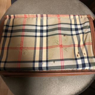 バーバリー(BURBERRY)のBURBERRYメンズポーチ ビンテージ(セカンドバッグ/クラッチバッグ)