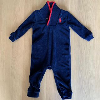 ラルフローレン(Ralph Lauren)のロンパース　ラルフローレン　紺色　ベロア(ロンパース)