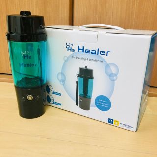 水素吸入器 ツーウェイタイプ 水素ヒーラー　携帯用水素水生成器 吸引型 (黒) (その他)