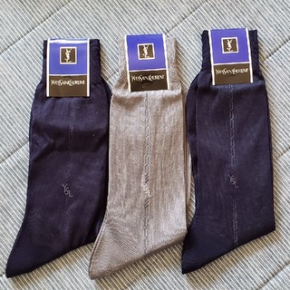 サンローラン(Saint Laurent)の新品❗　イヴ・サンローラン　紳士用靴下(ソックス)