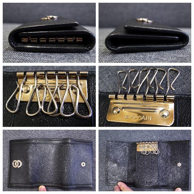BVLGARI - 正規品☆ブルガリ キーケース 黒 ドッピオトンド レザー ... 正規品☆ブルガリ キーケース 黒 ドッピオトンド レザー バッグ 財布 小物