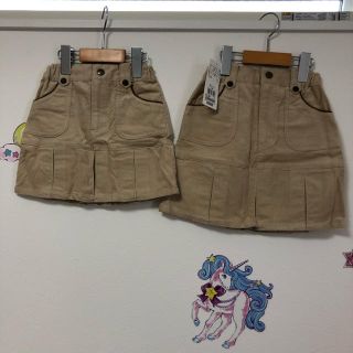 サンカンシオン(3can4on)の値下げ中！サンカンシオン ベロアスカート 姉妹お揃い(スカート)