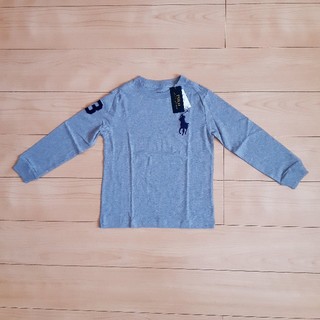 ポロラルフローレン(POLO RALPH LAUREN)の[新品未使用] ポロラルフローレン 長袖 Tシャツ グレー 130cm(Tシャツ/カットソー)