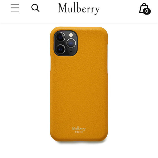 mulburry iphone 11 proカバー　新品未使用　ボナベンチュラ