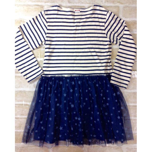 SHIPS(シップス)の○SHIPS　長袖ワンピース　130　訳有り　★02YE0928491 キッズ/ベビー/マタニティのキッズ服女の子用(90cm~)(ワンピース)の商品写真