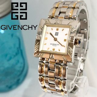 ジバンシィ(GIVENCHY)の98 ジバンシー時計　レディース腕時計　新品電池　スクエア(腕時計)