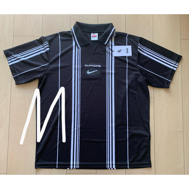 Supreme Nike Stripe Soccer JerseyBlack M