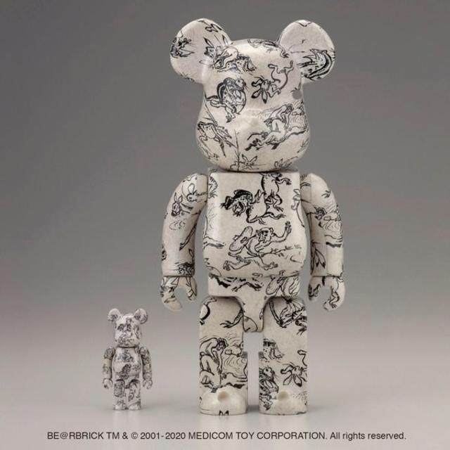 MEDICOM TOY(メディコムトイ)の5セット★BE@RBRICK★鳥獣人物戯画 100＆400% 新品 ベアブリック エンタメ/ホビーのフィギュア(その他)の商品写真