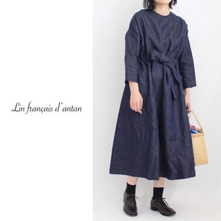 lin francais d’antan jodelle コットン　ワンピース