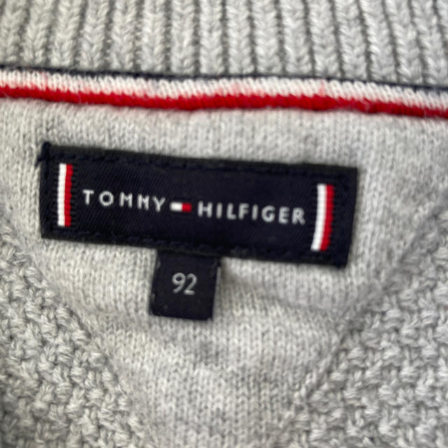 TOMMY HILFIGER(トミーヒルフィガー)のトミーフィルフィガー　ニット　ジャケット キッズ/ベビー/マタニティのキッズ服男の子用(90cm~)(ニット)の商品写真