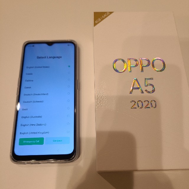 ほぼ未使用　oppo A5 2020 スマホ/家電/カメラのスマートフォン/携帯電話(スマートフォン本体)の商品写真