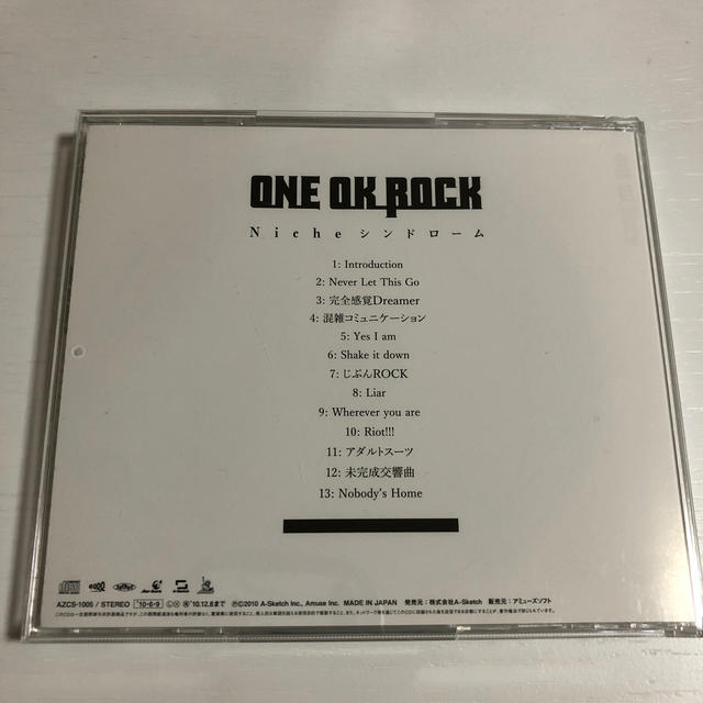 ONE OK ROCK(ワンオクロック)のゔぁいざーど様専用　Nicheシンドローム エンタメ/ホビーのCD(ポップス/ロック(邦楽))の商品写真