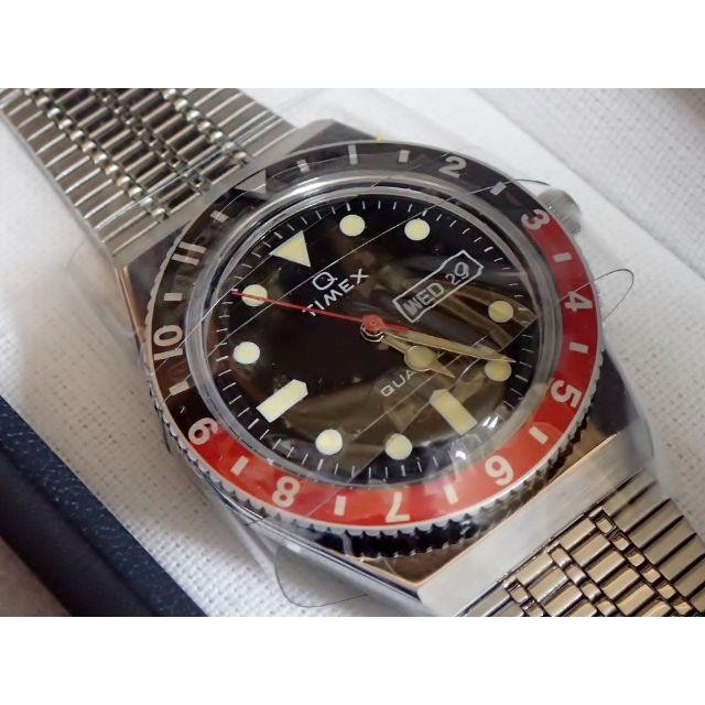 TIMEX(タイメックス)の新色黒赤コーク タイメックスQ TW2U61300 付属品完備 未使用品 メンズの時計(腕時計(アナログ))の商品写真