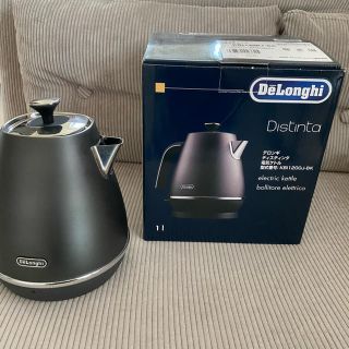 デロンギ(DeLonghi)のデロンギ DeLonghi 電気ケトル 1L KBI1200J-BK(電気ケトル)