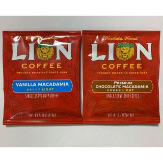 ライオン(LION)のライオンコーヒー　フレーバーコーヒー ドリップコーヒー 8g 2袋(コーヒー)