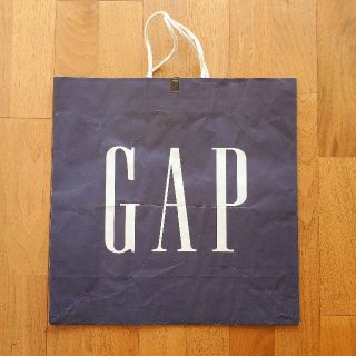 ギャップ(GAP)のGAP　ショップ袋　紙袋　ネイビー(ショップ袋)