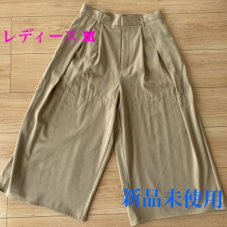 ジーユー(GU)のGU ワイドパンツ ガウチョパンツ M 新品未使用(キュロット)