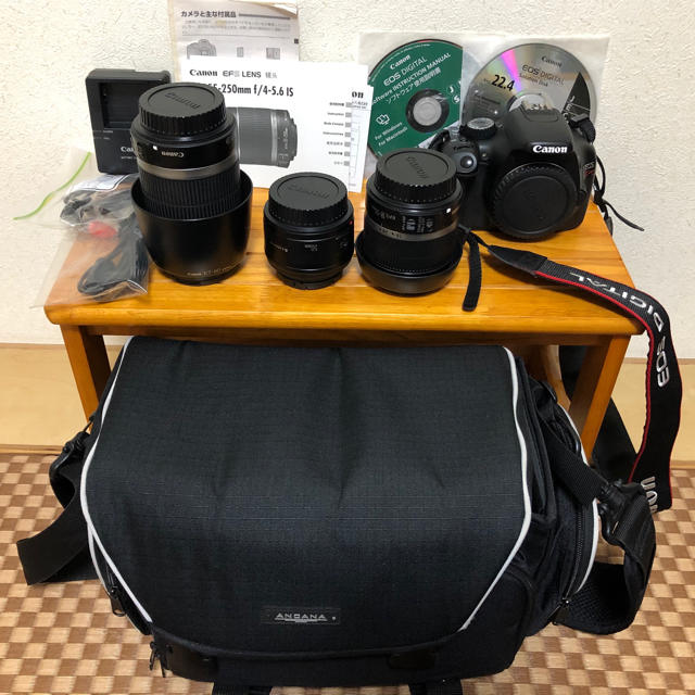 KZ様専用 Canon EOS KISS X4 Wズームキット＋単焦点レンズ 今季一番